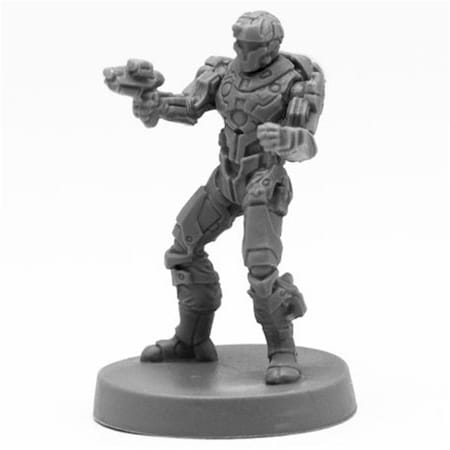 Thinkandplay Bones Blood Nebula Mercenary Miniatures, Black TH2737403
